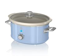 Swan Retro SF17021BLN 3.5 Litre Slow Cooker - Blue