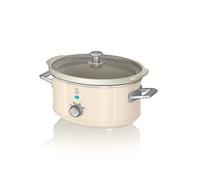 Swan Retro SF17021CN 3.5 Litre Slow Cooker - Cream