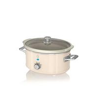 Swan Retro SF17021CN 3.5 Litre Slow Cooker - Cream