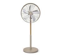 Swan SFA16910OAT Nordic 16 Inch Pedestal Fan with 5 Blades, 3 Speed Settings, Horizontal Oscillation, Adjustable Tilt and Height, Low Noise Output for Offices and Bedrooms, Oatmeal