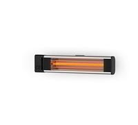 Swan SH16340N Al Fresco Wall Mounted Electric Patio Heater with Remote Control, Garden and Outdoor Heating, 1800W, Aluminium