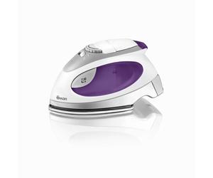 Swan SI3070N Compact, Steam Travel Iron, with Pouch and Beaker, Variable Temperature Control, 900W, Purple