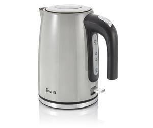 Swan SK14015GRN TownHouse Jug Kettle Grey 1 7L 3kW