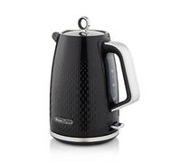 Swan SK14016BLK Elegance Cordless Kettle, Sleek Textured Gloss Finish with Rapid Boil and Boil Dry Protection, 1.7 Litres, 3000W, Black