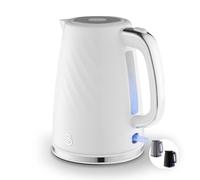 Swan SK14611WHT Windsor Rapid Boil Kettle with Removable Limescale Filter, Boil Dry Protection and Hidden Cord Storage, 1.7L, 3KW, White