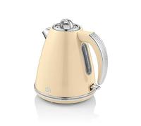 Swan SK19020CN Retro 1.5L Jug Kettle - Cream Chrome
