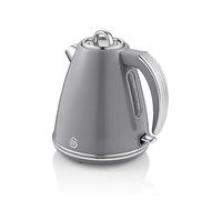 Swan SK19020GRN Retro 1.5L Jug Kettle - Grey Chrome
