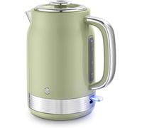Swan SK19025GRN Retro Jug Kettle, Rapid Boil, Removable Limescale Filter, Easy