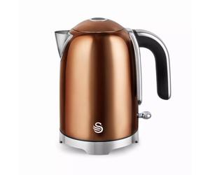 SWAN SK19026CO 1.7 LITRE CORDLESS 3KW KETTLE IN COPPER SOLACE