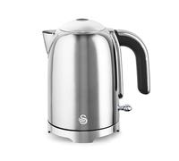 Swan Solace Electric Kettle Silver 1.7L Stainless Steel 3000W Rapid Boil 360
