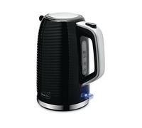 Swan SK19034BLK Wave Cordless Kettle, Fast Boil, Boil Dry Protection and Automatic Shut-Off, 360-Degree Base, Removable Limescale Filter, 1.7 Litres, 3000W, Black