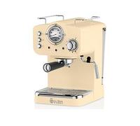 Swan Sk22110Cn Nordic Espresso Coffee Machine With Milk Frother, Steam Pressure Control, 1.2L Detachable Water Tank, 1100W - Cream Cream