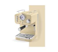 Swan Retro Cream Pump Espresso Coffee Machine