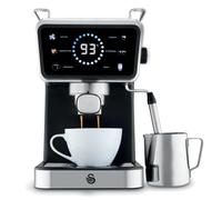 Swan SK22113BLK Espresso Digital Coffee Machine with Built-in Milk Frother - Black