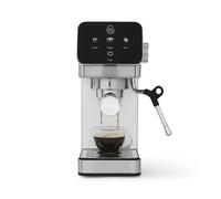 Swan SK22153 Mini Digital Espresso Coffee Machine, Digital Touch Controls with 3 Pre-Sets, 20 Bar Pressure, Built-in Milk Frother, Compact Design,