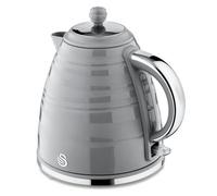 Swan Sk31050Grn, Symphony 1.7 Litre Jug Kettle With Rapid Boil, 3000 Watts, Grey