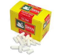 SWAN SLIMLINE FILTER TIPS - 10 PACKS OF 165 TIPS by Swan
