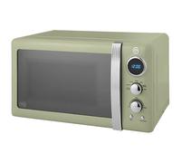 Swan SM22030LGN Retro Style Microwave Oven in Green 20 Litre 800W
