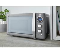 Swan Retro Digital Microwave 20L 800W, Grey