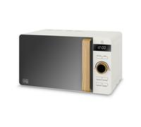 Swan SM22036LWHTN Nordic LED Digital Microwave with Glass Turntable, 6 Power Levels & Defrost Setting, 20L, 800W, White
