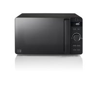 Swan SM22037LBLKN Stealth LED Digital Microwave with Glass Turntable, Defrost Setting, 20L, 800W, Matte Black