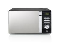 Swan SM22038LBN Symphony 20L Microwave with Glass Turntable, 5 Power levels & Defrost Setting, 700W, Black
