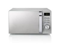 Swan SM22038LGRN Symphony 20L Microwave with Glass Turntable, 5 Power levels & Defrost Setting, 700W, Grey