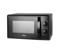Swan SM4420BLK Manual Microwave with 5 Power Levels, 35 Minute Timer, 700W, 20L, Black