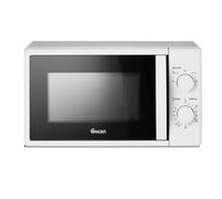 Swan SM4420WHT Manual Microwave with 5 Power Levels, 35 Minute Timer, 700W, 20L, White