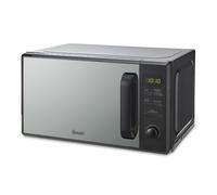Swan SM4421BLK Digital Microwave with 95-Minute Timer, 5 Power Levels, 20L, 800W, Black