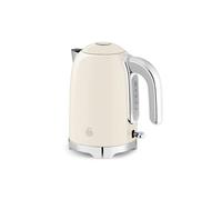 Swan Solace Cordless Kettle, Premium Stainless Steel, Cream, SK19026CRM