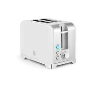 Swan Solace 2 Slice SS Toaster ST19031WHT, White