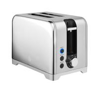 Swan Solace 2-Slice Toaster Stainless Steel Silver 930W Defrost Reheat Cancel
