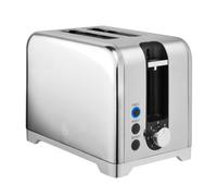 Swan Solace 2-Slice Toaster Stainless Steel Silver 930W Defrost Reheat Cancel