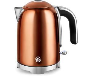Swan Solace Copper 1.7L Kettle Rapid Boil High Gloss Finish & Chrome Trim