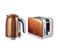 Swan Solace Copper Kettle & 2 Slot Toaster Set