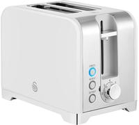 Swan Solace ST19031WHT 2 Slice Toaster - White, White