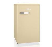 Swan SR11035CNE Retro Under Counter Fridge with 77L Fridge Capacity, Cream