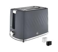 Swan ST14071GRY Windsor 2 Slice Toaster with 7 Browning Levels, Defrost/Reheat/Cancel Functions, Self-Centring Functions and Removable Crumb Tray, 900W, Grey