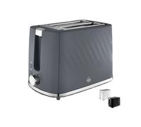 Swan ST14071GRY Windsor 2 Slice Toaster with 7 Browning Levels, Defrost/Reheat/Cancel Functions, Self-Centring Functions and Removable Crumb Tray,