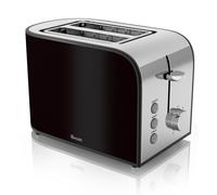 Swan ST17020BLKN 2 Slice Townhouse Toaster in Black Chrome