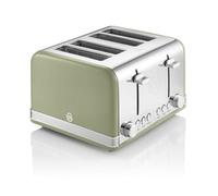 Swan 4-Slice Retro Toaster - Green One Colour