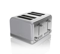 Swan Retro Grey 4 Slice Toaster