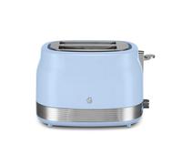 Swan ST19028BLU Retro 2 Slice Toaster with 6