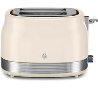 SWAN ST19028C RETRO 2 SLICE TOASTER IN CREAM