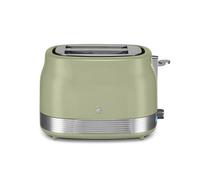Swan ST19028GRN Retro 2 Slice Toaster with 6 Browning Levels for Toast, Bagels, Breakfast Muffins, Defrost/Reheat/Cancel, Hidden Cord Storage, Non-Slip Feet, 930W, Green