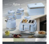 Swan ST19029GRN Retro 4 Slice Toaster with 7 Browning Levels