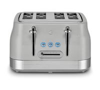 Swan ST19029GRY 4 Slice Retro Style Toaster in Grey Chrome