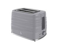 Swan, ST31050GRN, 2 Slice Symphony Toaster, High Gloss and Matt Finish, 930 Watt, Grey, Plastic