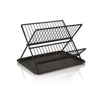 Swan Stealth 15 Plate Collapsible Dish Rack with Removable Drip Tray